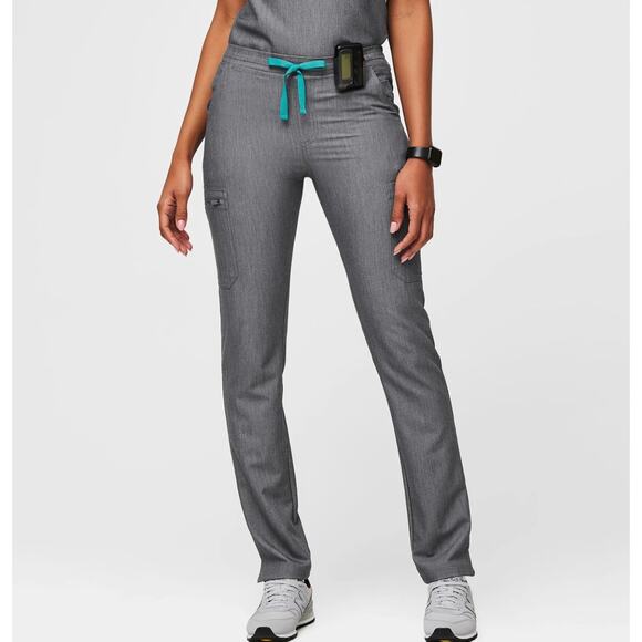 FIGS Yola Skinny Scrub Pants in Graphite Gray - XS - Picture 1 of 8